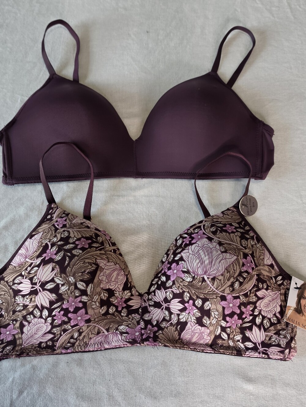 Thalia Sodi Intimate Padded Mega Push Up Wire Free 2 Pack Bras 38C FTSB039B